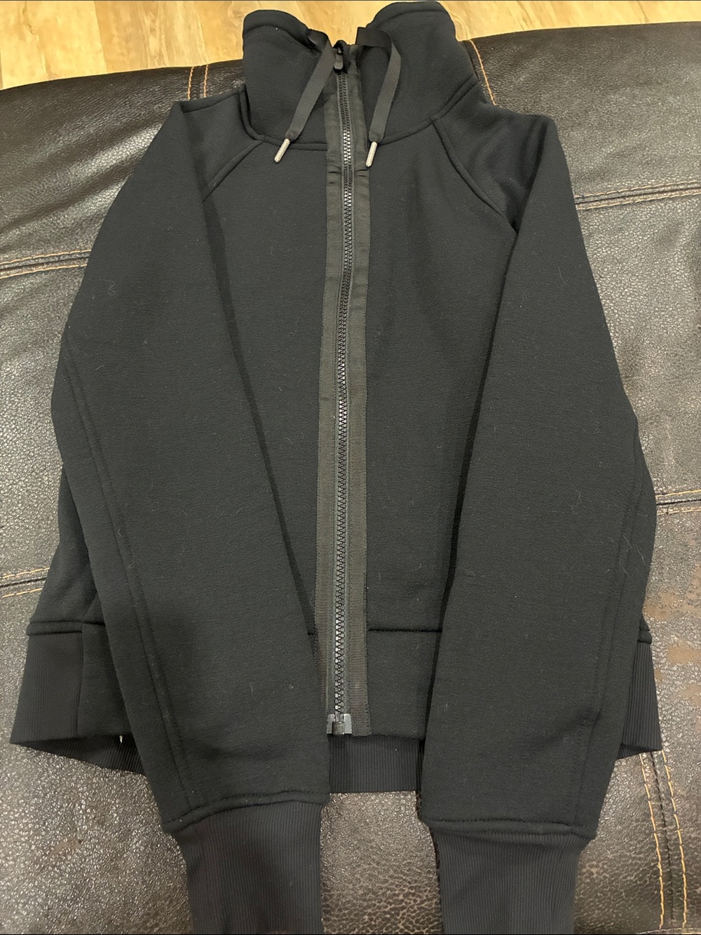lululemon athletica Black Full-Zip High Collar Bomber